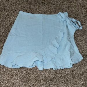 Blue Mini Skirt